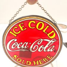 1997 Ice Cold Coca Cola Sold Here Suncatcher New Not Original Packaging  picture
