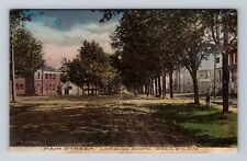 Holley NY-New York, Main Street Looking South, Antique, Vintage Postcard picture