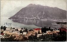 c1900s Lake Como Italy Postcard Mountain Lake Color Divided Back Posted Stamp picture