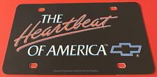 The Heartbeat of America Chevrolet Booster License Plate Chevy PLASTIC picture