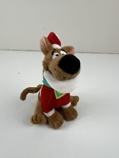 Vintage 2002 Hanna-Barbera Scooby Doo Santa Claus Plush Stuffed Animal Gift 6” picture