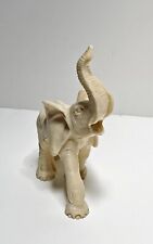 Vintage Signed A. Santini Classic ELEPHANT Trunk Up Figure  Made in Italy 5 1/2