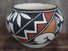 Acoma Pueblo Fine Line Hand Painted Pottery by Joe picture