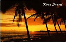 Kona Sunset over Kailua Bay  s-210 1951 picture