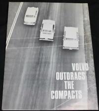 VOLVO AUTOMOBILE ECONOMY CAR COMPARISON SALES BROCHURE EARLY 1960s VINTAGE picture