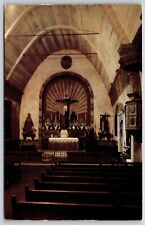 Postcard Interior, Mission San Carlos Borromeo De Carmelo, Carmel CA Unposted picture