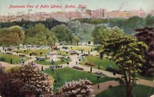 1900's Boston MA Panoramic View of Public Garden GERMANY MA225 picture