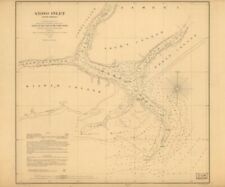 1862 Map of Stono Inlet, South Carolina | South Carolina | Stono River | Vintage picture