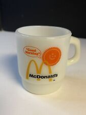 McDonald’s Fire King Anchor Hocking Milk Glass Coffee Cup Mug Vintage  picture