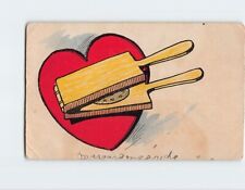 Postcard Love/Romance Greeting Card with Heart Art Print picture