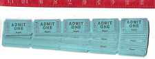 original Vintage Lot 100 Rogers  admit one Tickets picture