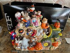 Rare Fitz Floyd Hayride Cookie Jar HALLOWEEN 9/800 Mint in Box Limited Edition picture