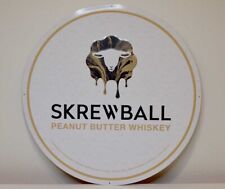 New Screwball Peanut Butter Whiskey Embossed Metal Round Sign 21 inch Diameter picture