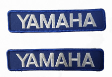 BLUE & WHITE YAMAHA EMBROIDERED PATCH R1 R6 R3 FZ1 YZF FZR picture