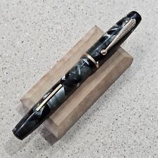Good Service Pen Co Marbled 14KT Warranted NIB 4.5 Inch Fountain Pen- NIB Damage picture