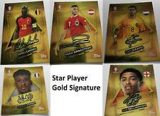 Topps European Championship 24 UEFA EURO 2024 Germany Gold Signature SP Star Player Sticker Selection picture