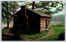 Boone NC North Carolina Log Cabin In the Mountains Vintage Postcard picture