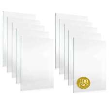 100 Sheets Of UV-Resistant Frame-Grade Acrylic Replacement for 8.5x11 Picture picture