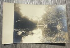 RPPC The Swimming Hole Up The Otselic River New York picture