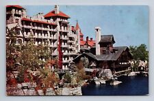 Lake Mohonk Mountain House and Building Mohonk Lake New York Postcard picture