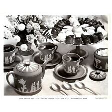 c1960 Press Photo Hot Spiced Tea & Dainty Fudge Wedgewood China Toronto AE1 picture
