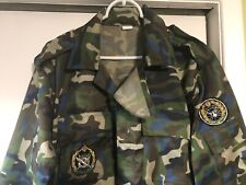 Unknown Camouflage Uniform Middle Eastern Leaf Camo Patched Large Foreign Army picture