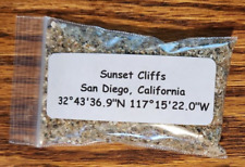 Sunset Cliffs Beach Sand Soil Sample in San Diego California Approximately 30ml. picture