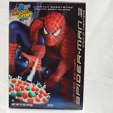 Spider-Man 3 Movie Cereal 2007 General Mills 11 oz Full Box Factory Sealed New picture