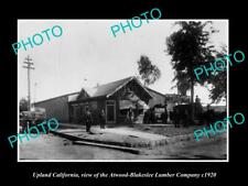 OLD 8x6 HISTORIC PHOTO OF UPLAND CALIFORNIA THE ATWOOD LUMBER Co c1920 picture