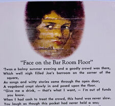 Vintage Post Card Face on Bar Room Floor Davis Central City CO Teller House  picture