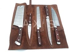 Kitchen Knife set 5pc |Damascus Chef Knife| Chef Knife Set | Handmade|AxisKnives picture