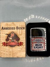 2003 Bud Light Label High Polished Chrome Zippo Lighter NEW picture