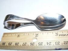 Vintage Oneida Craft Deluxe Stainless Steel Baby Spoon Looped Handle FILE 8445 picture
