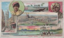 Arbuckle Coffee Antique Victorian Trade Card c1890s~#19 Cairo Egypt 6835ad picture