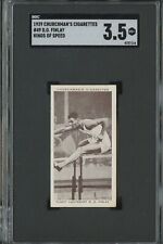 1939 Churchman's Cigarettes Kings Of Speed #49 D.O. Finlay Graded SGC 3.5 VG+ picture