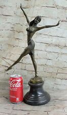 Signed Chiparus Persian Dancer Art Decor Bronze Statue Sculpture Figurine picture