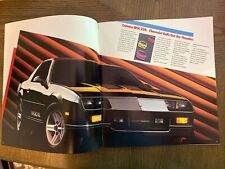 1986 Chevrolet Camaro 20 Page Brochure including IROC-Z Z/28 picture