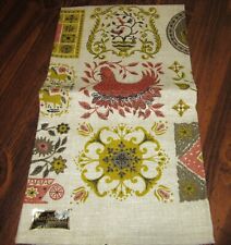 Vintage Linen Towel KAY DEE Design Hen on a Nest Autumn Color Scheme UNUSED picture