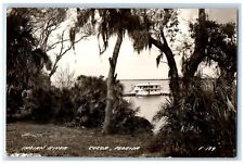c1940's Indian Rive View Cocoa Florida FL RPPC Photo Unposted Postcard picture