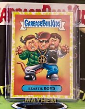 2017 Garbage Pail Kids Battle Of The Bands Beastie Boyd Yellow Parallel # 3a picture