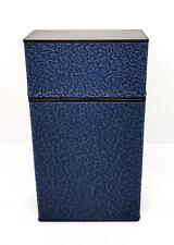 Fujima Blue Textured Design Push Open 100s Size Cigarette Case picture