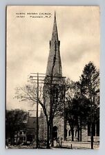 Passaic NJ-New Jersey, North Reform Church, Vintage Souvenir Postcard picture