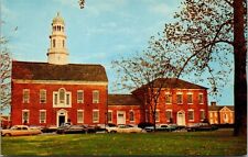 Vtg Dover Delaware DE Old State House Cars 1970s Old Chrome View Postcard picture