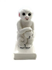 Monkey Porcelain Figurine from Italy Vintage Statue Decor (Flawed See Photos ) picture
