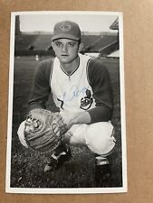 PHIL ROOF 1965 SIGNED CLEVELAND INDIANS TEAM ISSUED POSTCARD picture