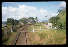 Sl86 Original Slide 1970's Railroad Train RR Panama stop 236a picture