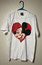 Vintage Mickey Unlimited Shirt Size Large Mickey Mouse With Kisses Short Sleeve picture