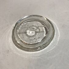 Vintage Small Glass Lid For A Wheaton Clear Glass Small Canning Jar 2 1/4” picture