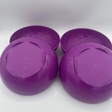 Tupperware Open House Salad Bowls 700ml / 24oz Purple Set Of 4 New picture