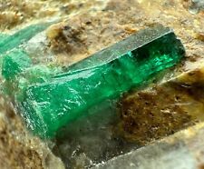 300 gm . Fluorescent Top Green Emerald Crystals Matrix From Panjshir @AFG. picture